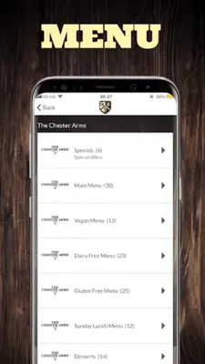 The Chester Arms android App screenshot 1